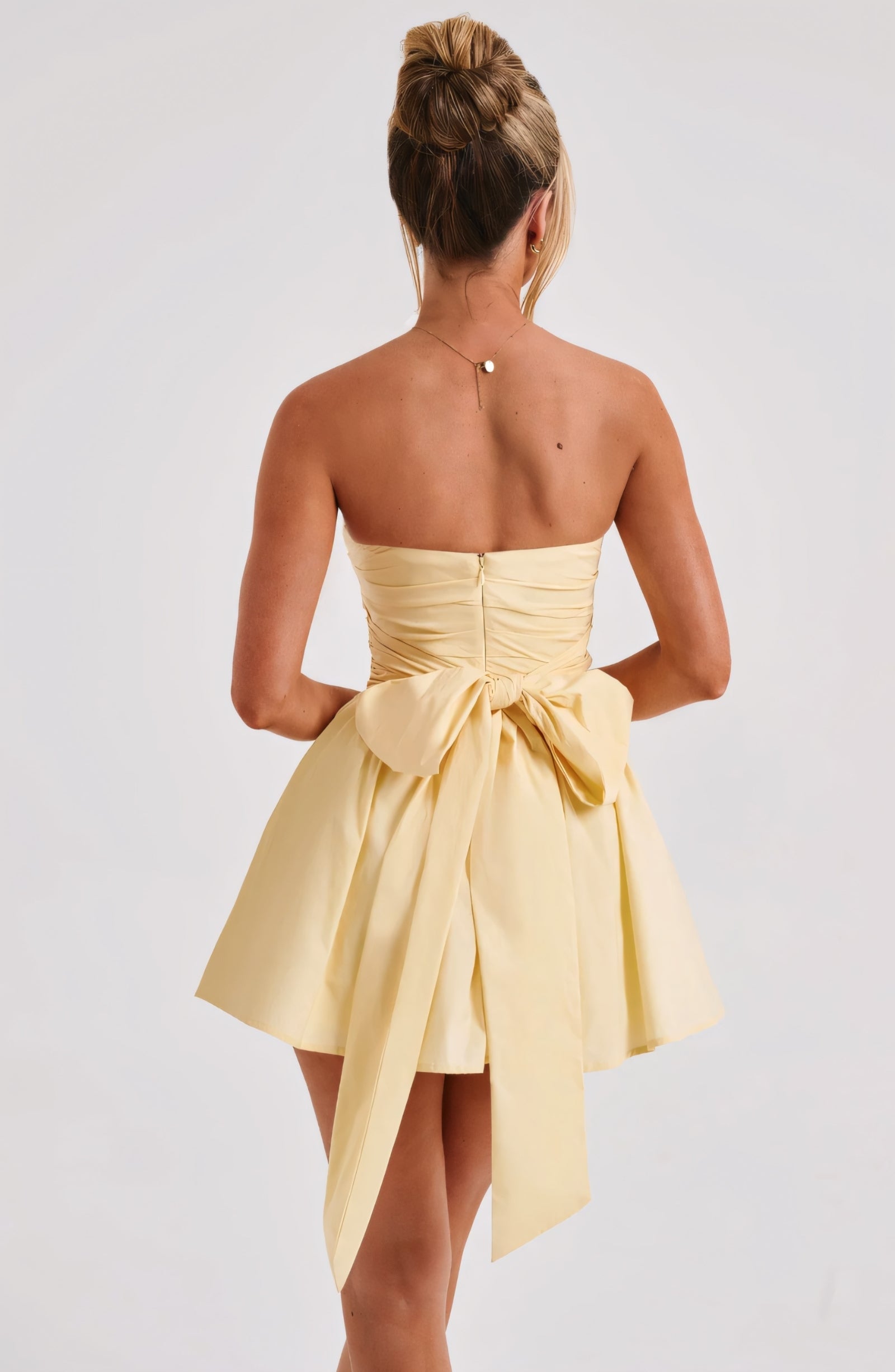 CHARLOT MINI DRESS - LEMON