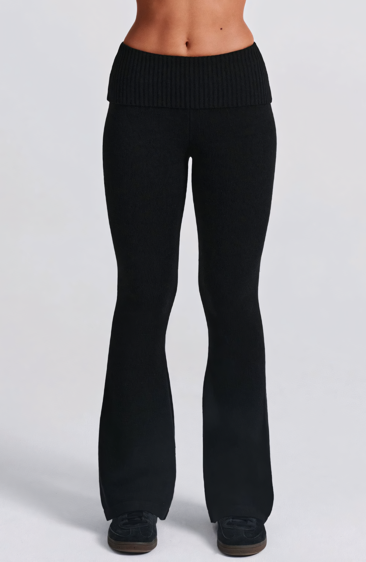 MARA KNIT PANTS - BLACK