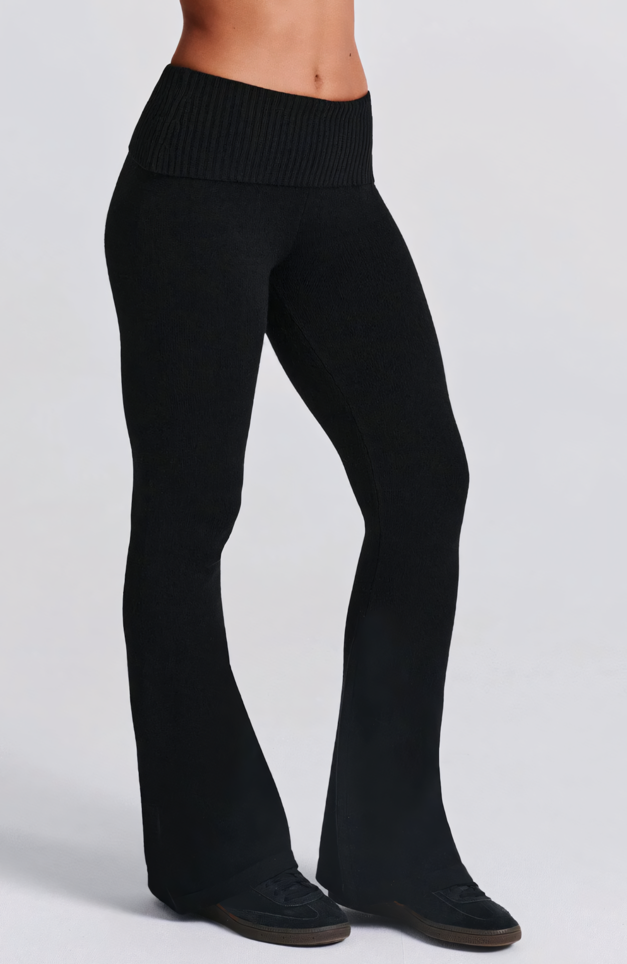 MARA KNIT PANTS - BLACK