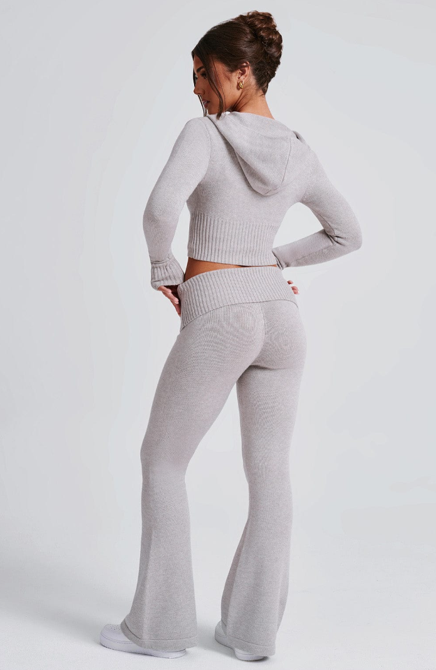 MARA KNIT PANTS - GREY