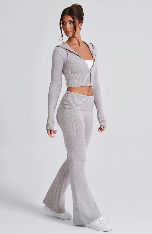 MARA KNIT PANTS - GREY