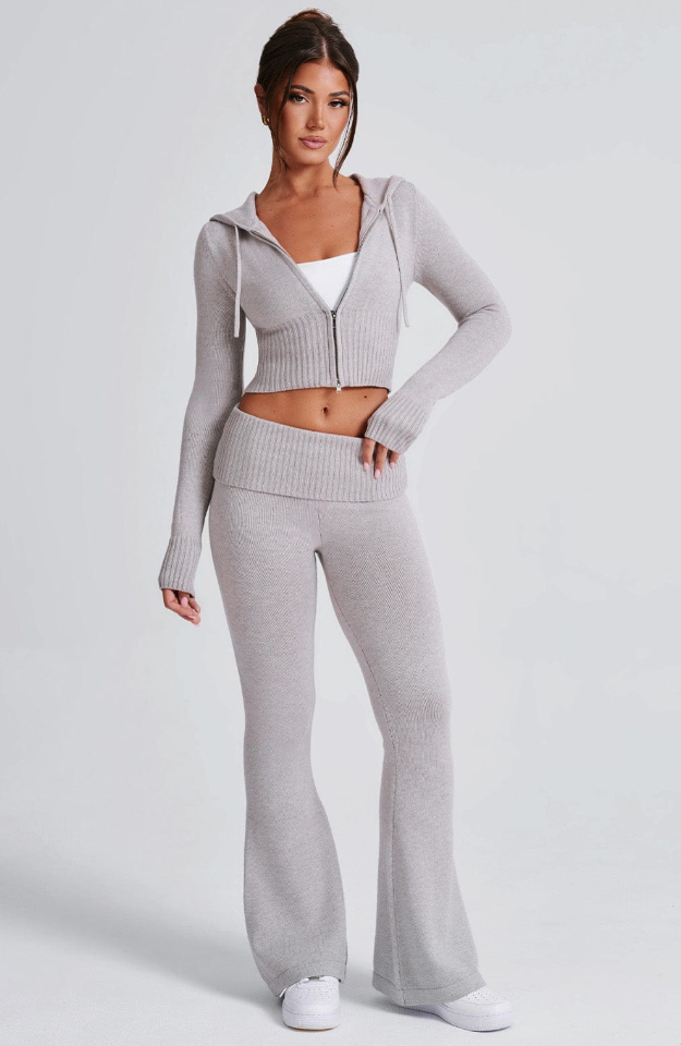 MARA KNIT PANTS - GREY