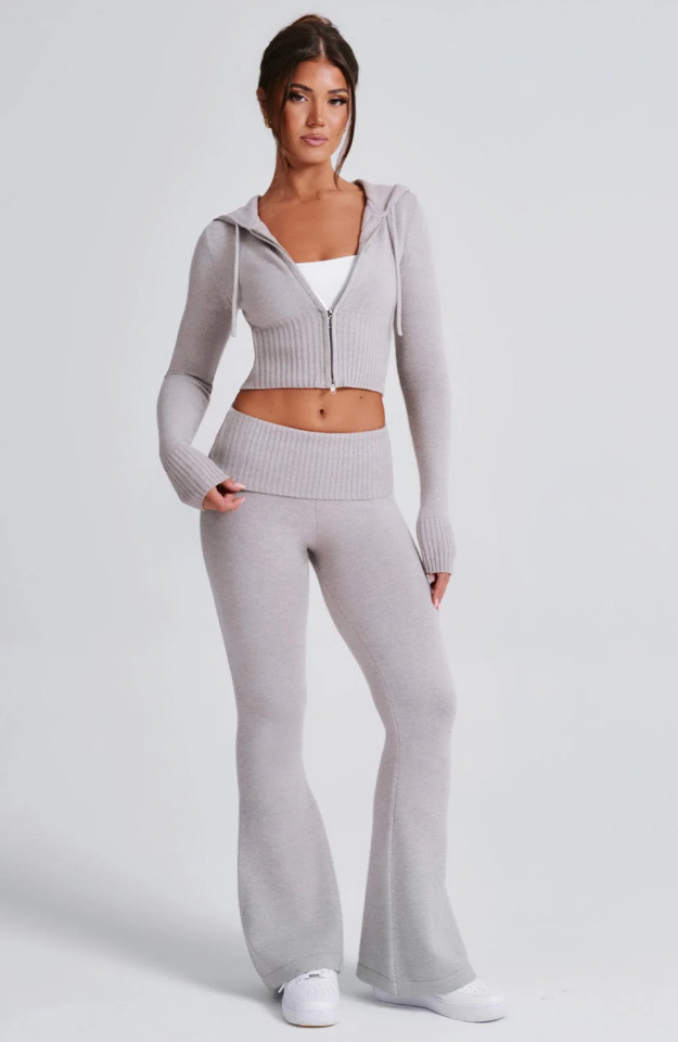 MARA KNIT PANTS - GREY