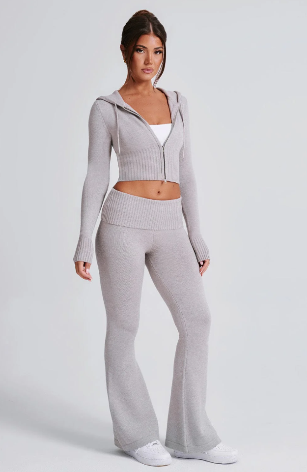 MARA KNIT PANTS - GREY