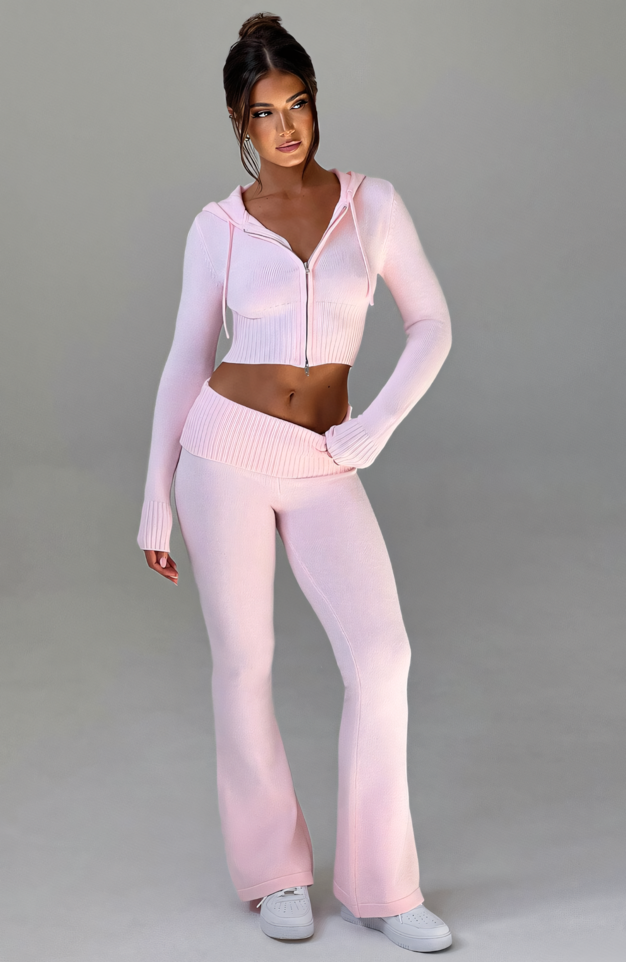 MARA KNIT PANTS - PINK