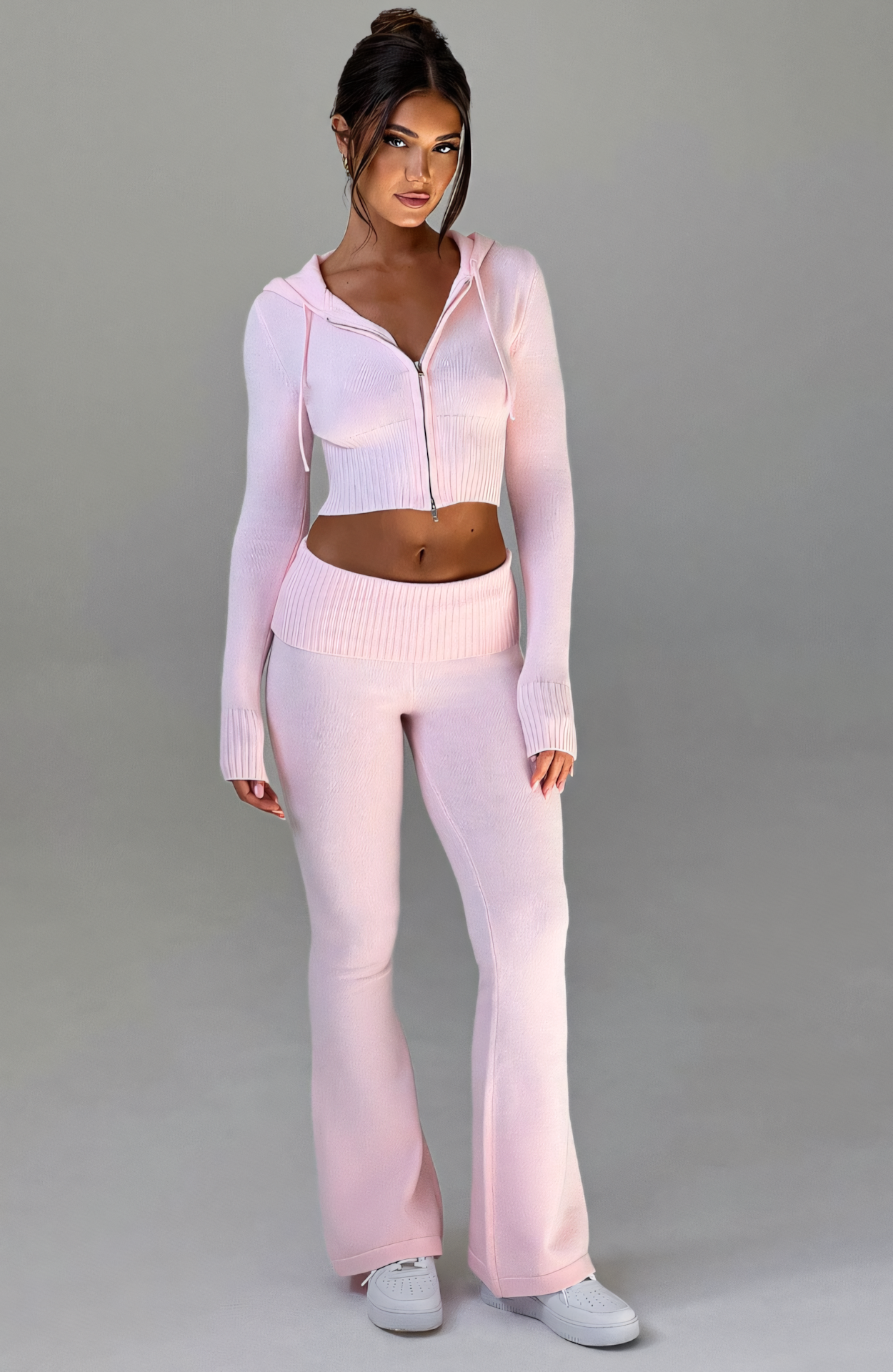MARA KNIT PANTS - PINK
