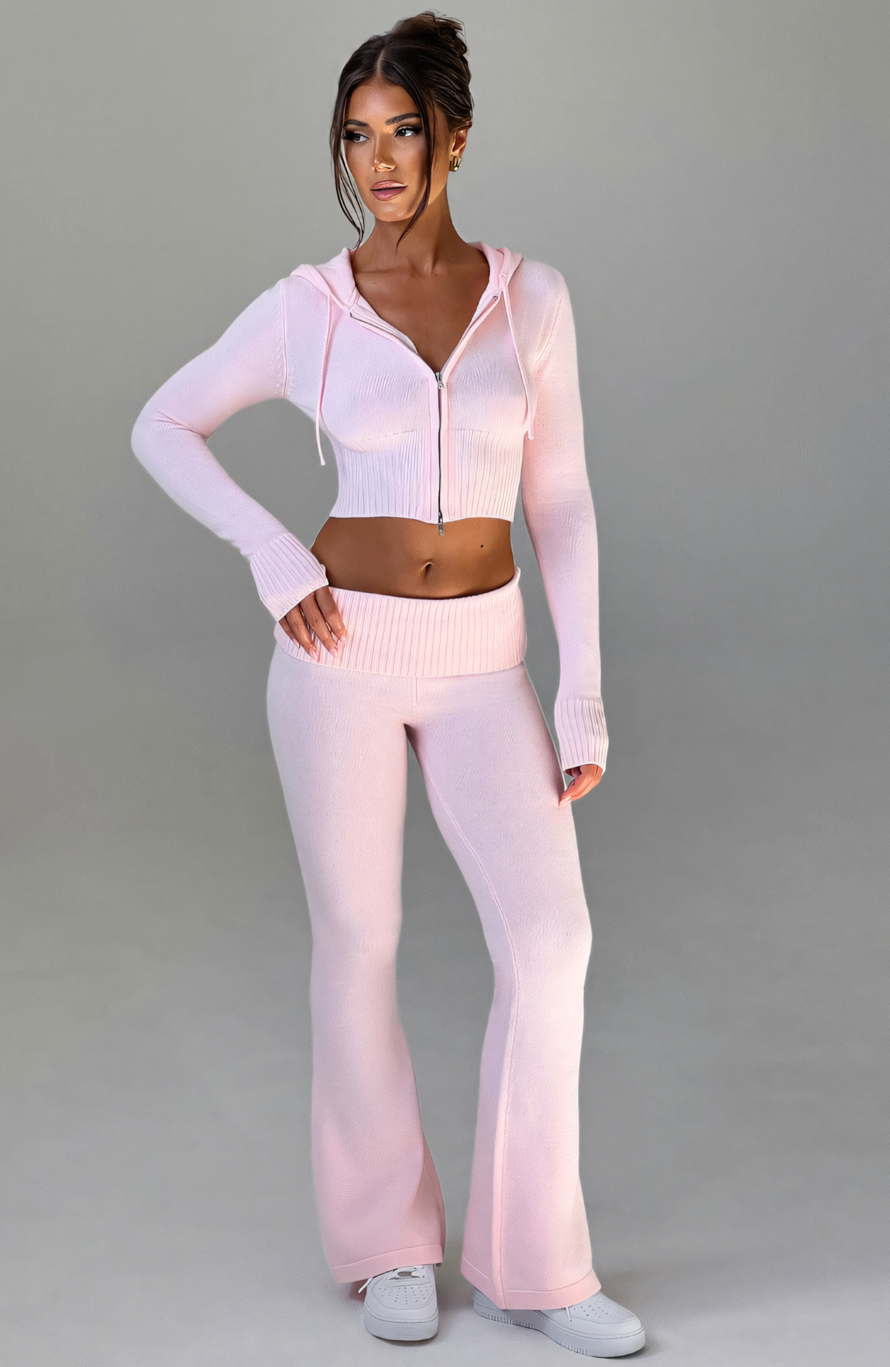 MARA KNIT PANTS - PINK
