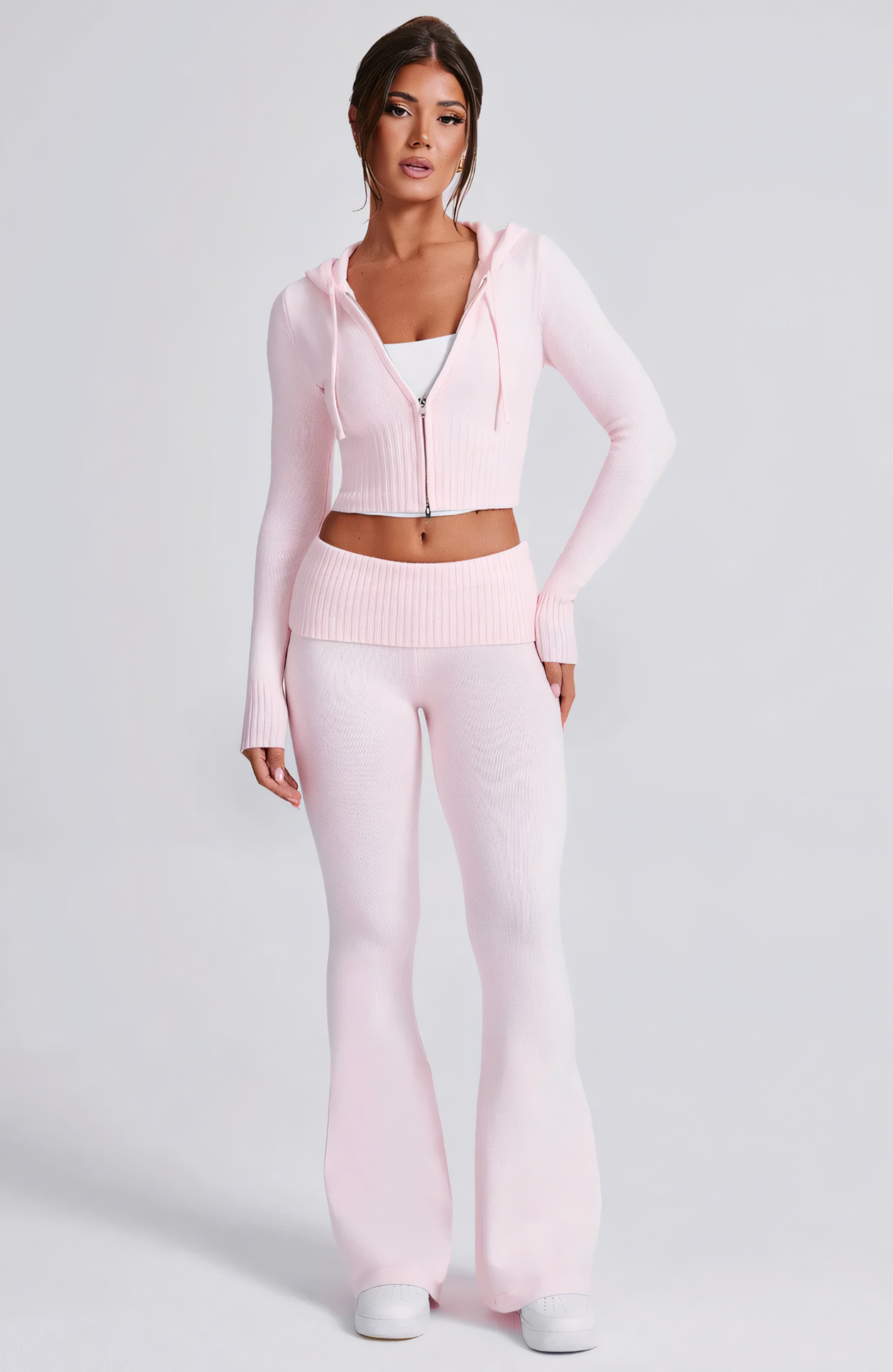 MARA KNIT PANTS - PINK