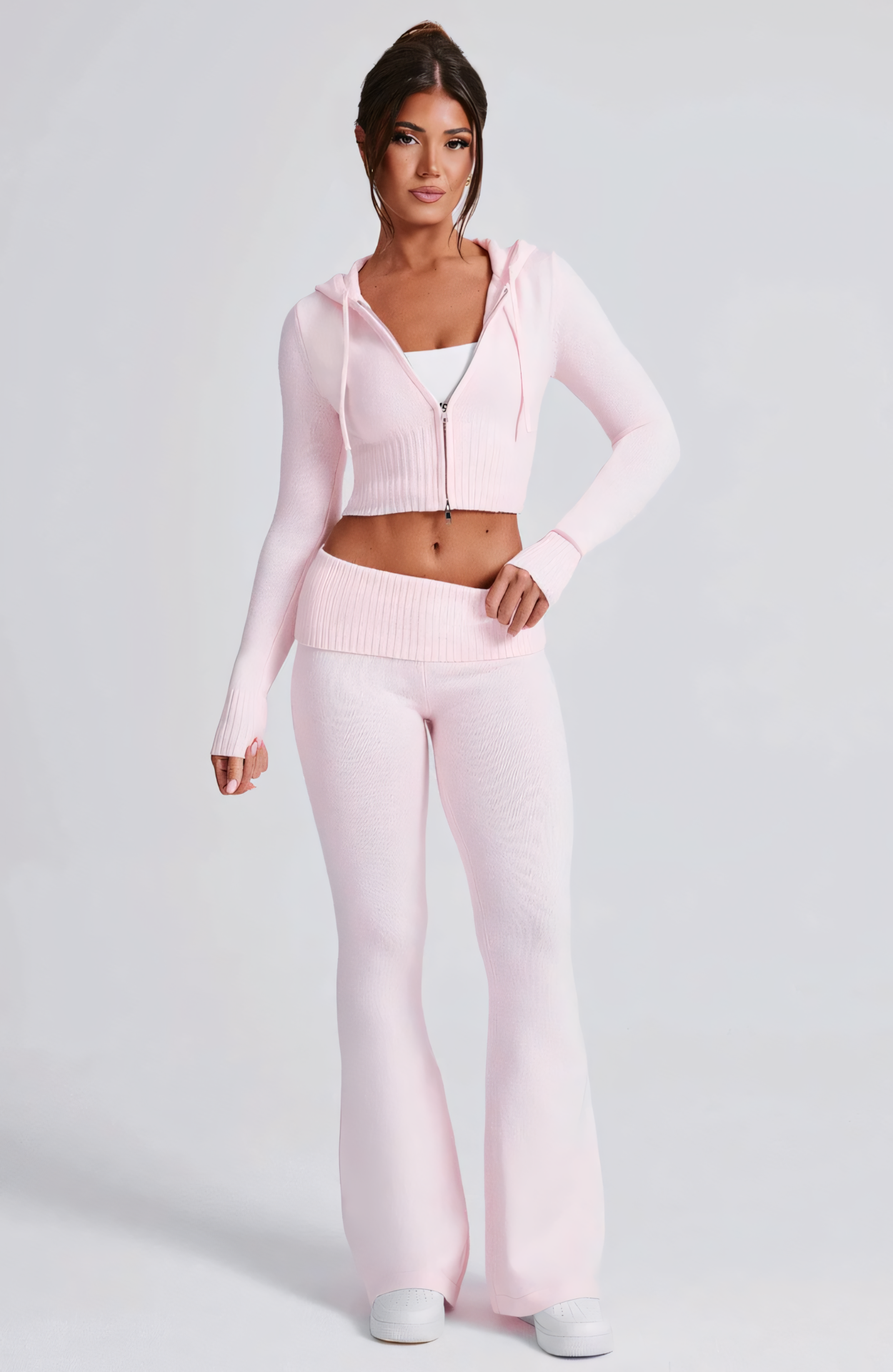 MARA KNIT PANTS - PINK