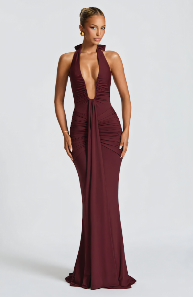 KIKI MAXI DRESS - CHERRY
