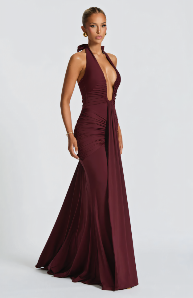 KIKI MAXI DRESS - CHERRY