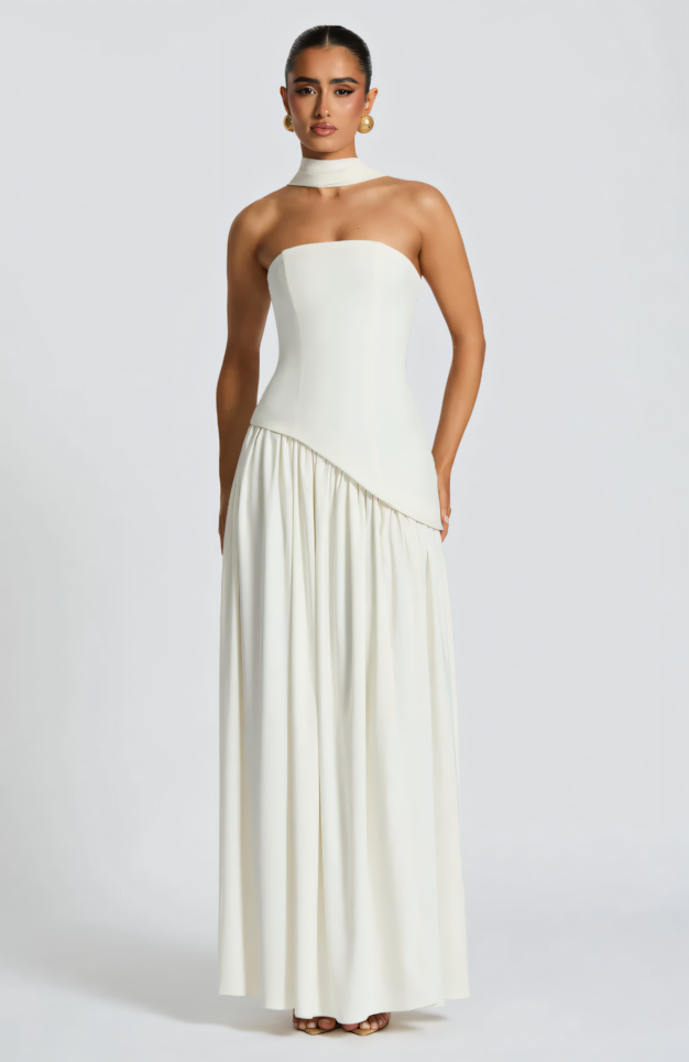 TATE MAXI DRESS - WHITE
