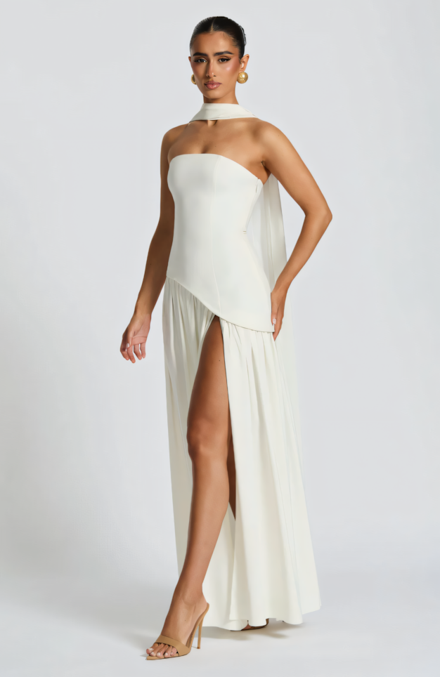 TATE MAXI DRESS - WHITE
