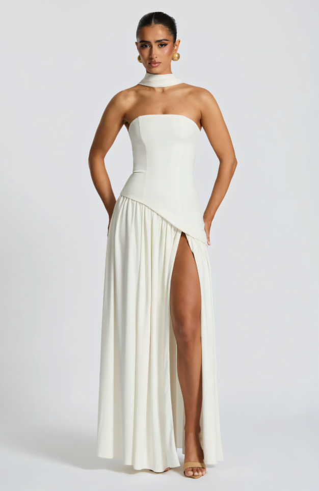 TATE MAXI DRESS - WHITE