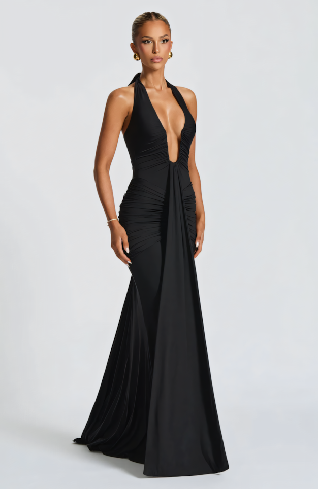 KIKI MAXI DRESS - BLACK