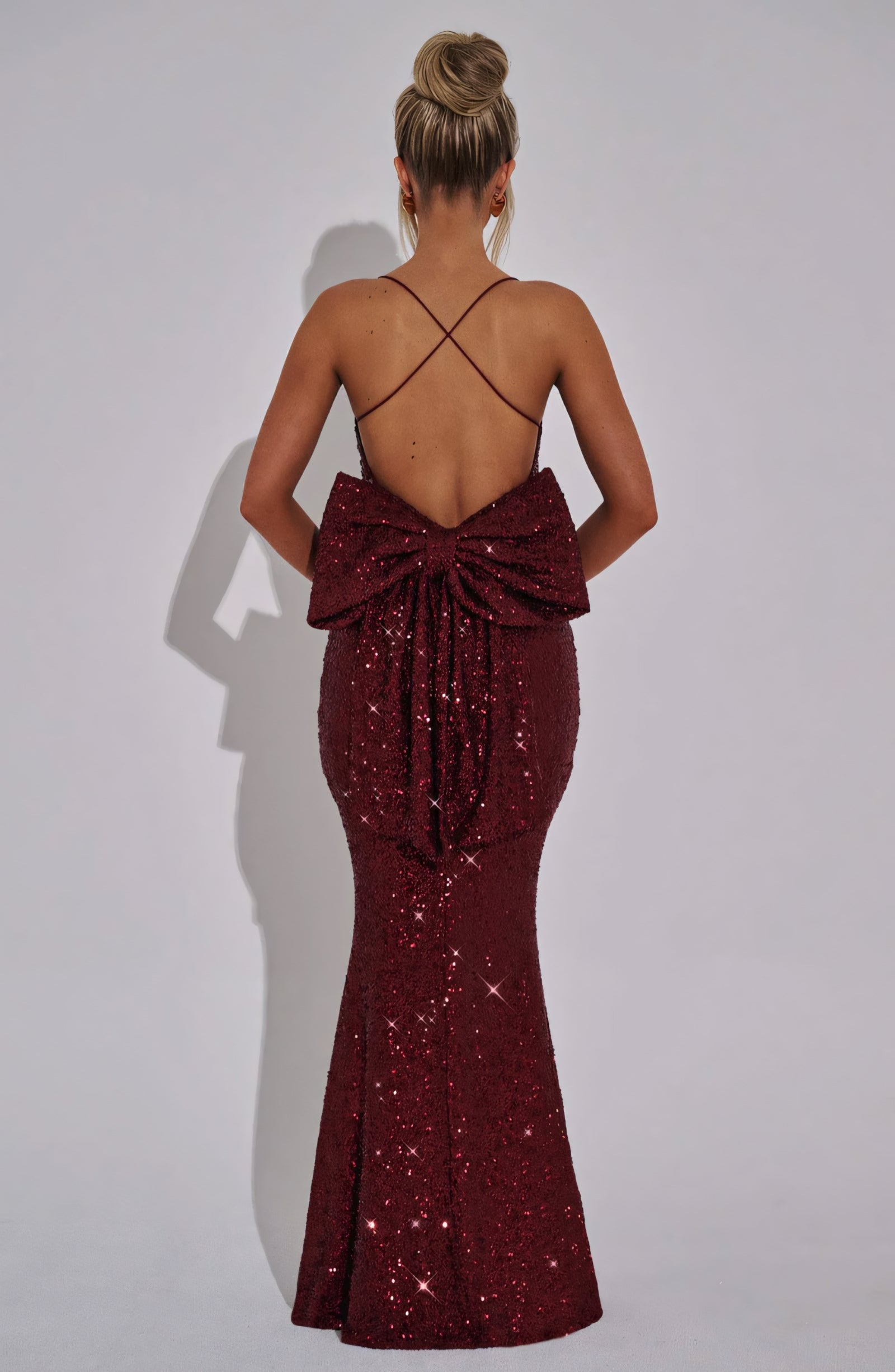 ARIEL MAXI DRESS - WINE