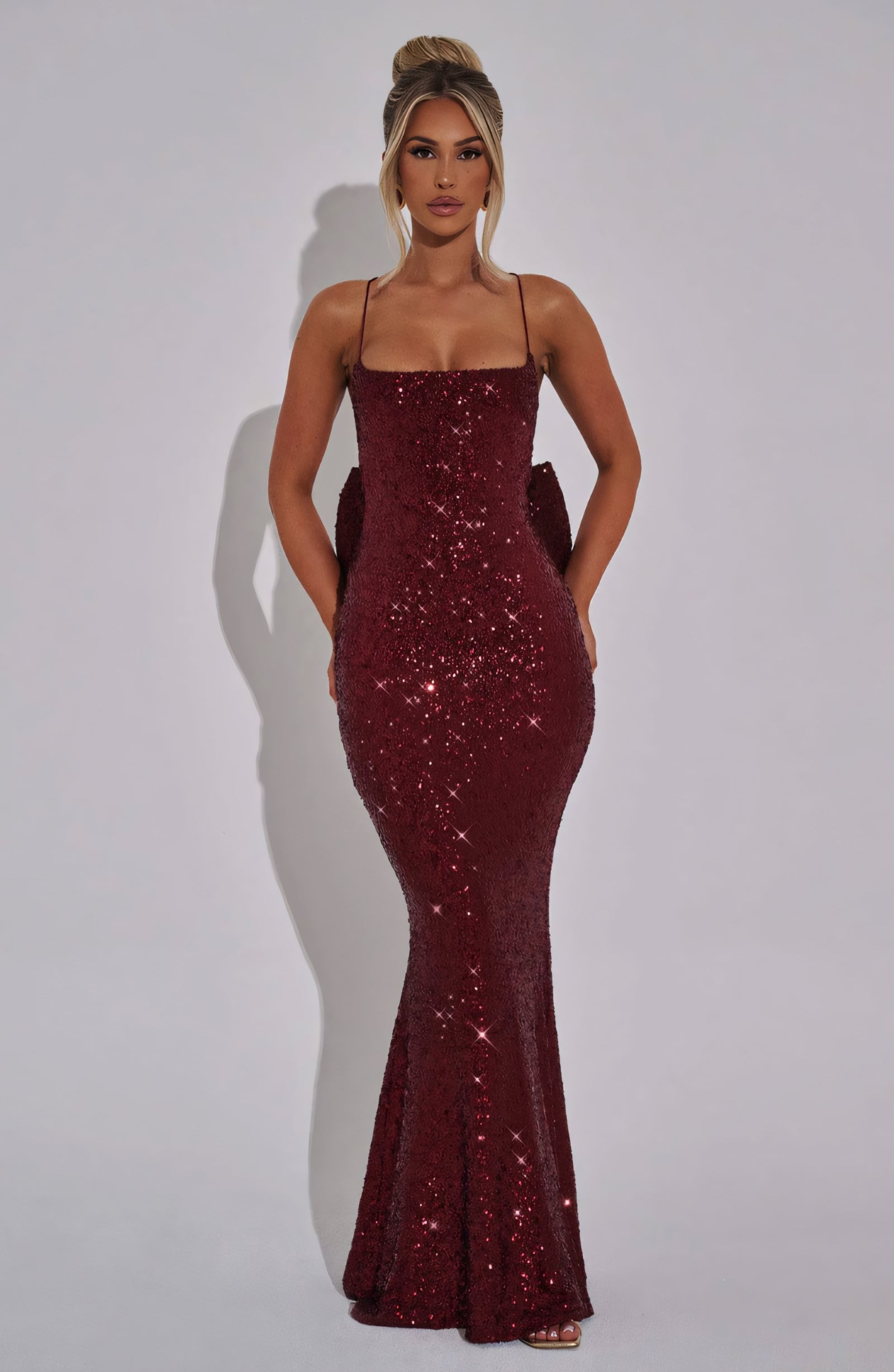 ARIEL MAXI DRESS - WINE