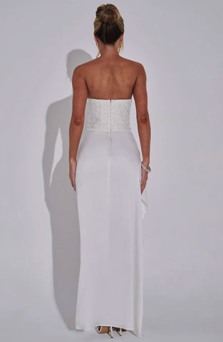 MARRY MAXI DRESS - WHITE