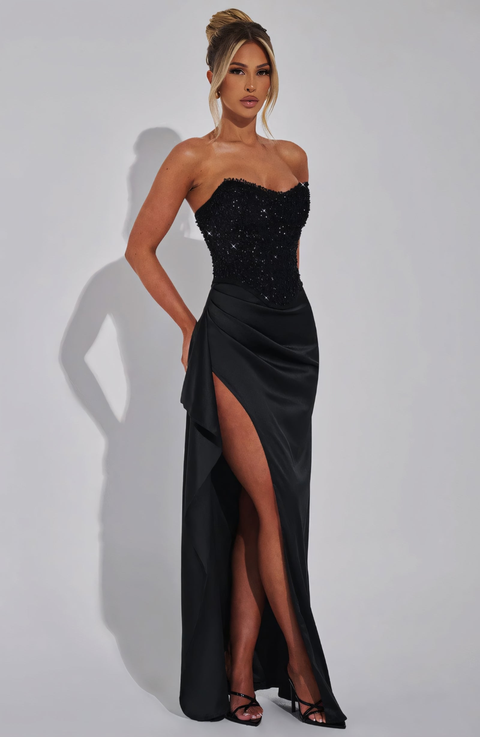 MARRY MAXI DRESS - BLACK