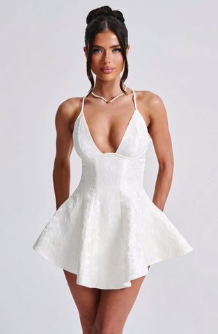 LUCY PLAYSUIT - WHITE