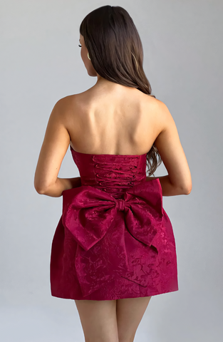 AMY MINI DRESS - RED