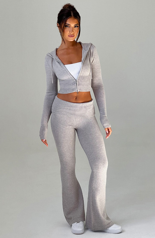 MARA KNIT PANTS - GREY