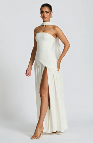 TATE MAXI DRESS - WHITE