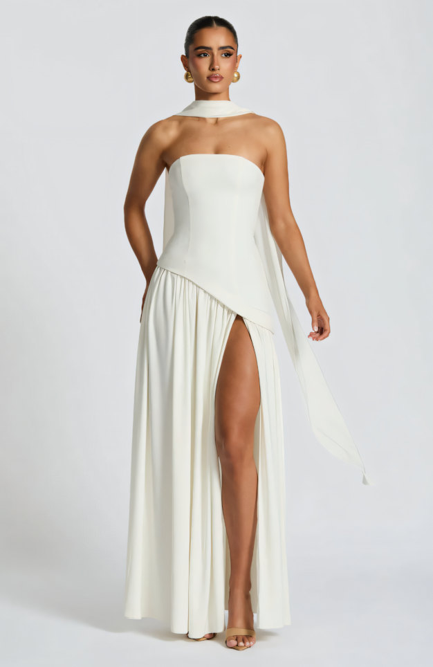 TATE MAXI DRESS - WHITE