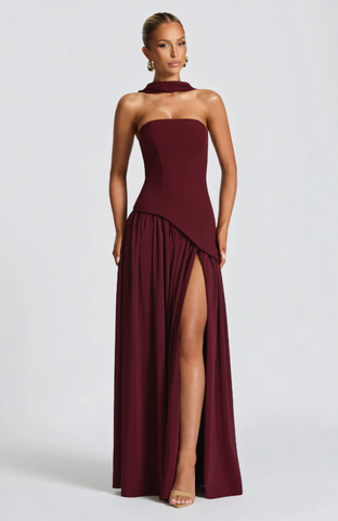 TATE MAXI DRESS - CHERRY