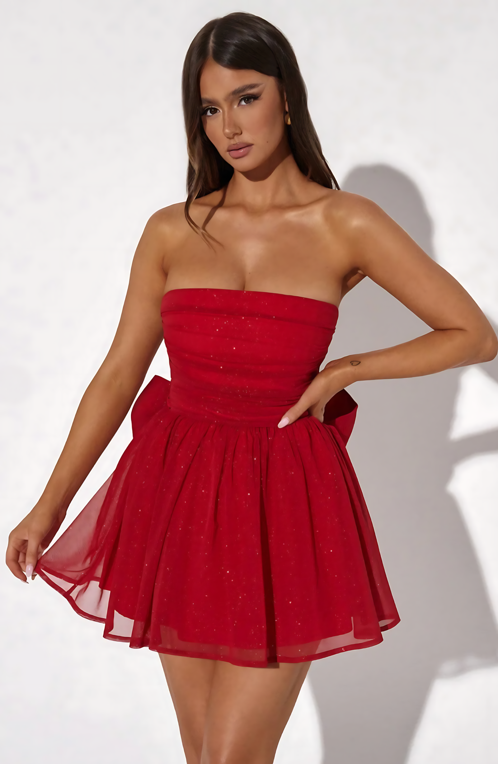 CHARLOT MINI DRESS - RED